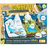 Na zdjęciu znajduje się opakowanie zestawu edukacyjnego "LISCIANI I'm a Genius Laboratorium Ocalmy naszą planetę 304-PL84296" z ilustracją przedstawiającą różne krajobrazy: polarny, górski i przemysłowy. Widoczny jest tekst: "Ocal naszą PLANETĘ", "Zwalcz 