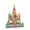 Puzzle 3D CUBIC FUN LED Katedra Św. Bazyla L519H (128 elementów) Rodzaj 3D