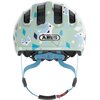 Kask rowerowy ABUS Smiley 3.0 LED Nordic Zielono-niebieski dla Dzieci z lampką (rozmiar M) Materiał wewnętrzny EPS