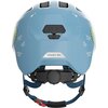 Kask rowerowy ABUS Smiley 3.0 LED Croco Niebieski dla Dzieci z lampką (rozmiar S) Regulacja Od 45 do 50 cm