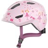 Kask rowerowy ABUS Smiley 3.0 LED Princess Różowy dla Dzieci (rozmiar M)