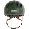 Kask rowerowy ABUS Smiley 3.0 LED Robo Zielono-szary dla Dzieci (rozmiar S) Materiał wewnętrzny EPS