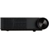 Czarny projektor z widoczną kratką wentylacyjną i dużym pokrętłem z przodu. Produkt to "Projektor VIEWSONIC X2000B-4K 4K UHD (3840 x 2160), 2000 ANSI lumen, Wi-Fi, Bluetooth".