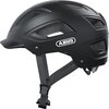 Kask rowerowy ABUS Hyban 2.0 Velvet Czarny Miejski z lampką (rozmiar L)