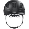 Kask rowerowy ABUS Hyban 2.0 Velvet Czarny Miejski z lampką (rozmiar L) Materiał wewnętrzny EPS