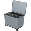 Kosz na śmieci KEDEN Systema NKS60W4-429U 4 x 10L Szary