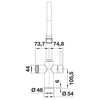 Bateria BLANCO Catris-S Flexo Filter 526705 Chrom Rodzaj baterii Dwudźwigniowa