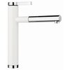 Bateria BLANCO Linee-S Silgranit-Look 526957 Delikatny biały