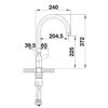 Bateria BLANCO Trima 525803 Steel Rodzaj baterii Dwudźwigniowa