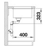 Zlewozmywak BLANCO Subline 700-U 527355 Wulkaniczny szary Głębokość [cm] 46