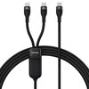 Kabel USB-C - 2 x USB-C BASEUS Flash Series 100W 1.5 m Czarny