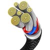Kabel USB-C - 2 x USB-C BASEUS Flash Series 100W 1.5 m Czarny Gwarancja 12 miesięcy