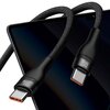 Kabel USB-C - 2 x USB-C BASEUS Flash Series 100W 1.5 m Czarny Obsługiwane zasilanie [W] do 100