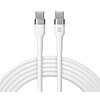 Kabel USB-C - USB-C FOREVER Flexible 60W 1 m Biały Długość [m] 1
