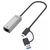 Adapter USB - RJ-45 UNITEK 0.3 m Typ USB - RJ-45
