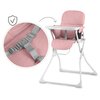 Krzesełko do karmienia RICOKIDS Nuco Różowy Maksymalna waga dziecka [kg] 15