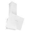 Okap TOFLESZ Fiera Lux 60 cm Biały Filtr przeciwtłuszczowy Aluminiowy