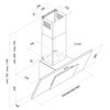 Okap TOFLESZ Fiera Sprint 60 cm Inox 428m3/h 68dB klasa D Szerokość [cm] 60
