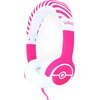 Słuchawki nauszne OTL Pokemon Pokeball Różowo-biały