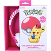 Słuchawki nauszne OTL Pokemon Pokeball Różowo-biały Typ słuchawek Nauszne