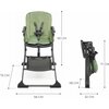 Krzesełko do karmienia KINDERKRAFT Foldee Zielony Maksymalna waga dziecka [kg] 15