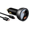 Ładowarka samochodowa BASEUS Superme 140W Czarny Napięcie wyjściowe [V] 4.5