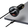 Ładowarka samochodowa BASEUS Superme 140W Czarny Kabel na wyposażeniu Tak