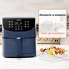 Air Fryer Frytkownica beztłuszczowa COSORI CP158-AF-RXL Premium Smart Niebieski 5.5l 11 programów gotowania Funkcje dodatkowe Równomierne rozprowadzanie ciepła