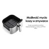 Frytkownica beztłuszczowa COSORI CP158-AF-RXA Air Fryer Szary Funkcje dodatkowe Równomierne rozprowadzanie ciepła