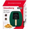 Frytkownica beztłuszczowa KLAUSBERG KB-7596 Air Fryer Zielony Pojemność misy [l] 7.7