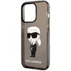 Etui KARL LAGERFELD IML NFT Ikonik do Apple iPhone 14 Pro Czarno-przezroczysty Typ Etui nakładka