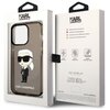 Etui KARL LAGERFELD IML NFT Ikonik do Apple iPhone 14 Pro Czarno-przezroczysty Marka telefonu Apple