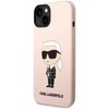 Etui KARL LAGERFELD Silicone NFT Ikonik do Apple iPhone 14 Plus Różowy Seria telefonu iPhone