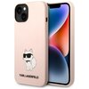 Etui KARL LAGERFELD Silicone NFT Choupette do Apple iPhone 14 Plus Różowy
