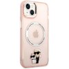 Etui KARL LAGERFELD IML NFT Karl & Choupette MagSafe do Apple iPhone 14 Przezroczysto-różowy Kompatybilność Apple iPhone 14