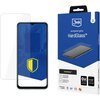 Opakowanie produktu "3mk tempered glass HardGlass" z grafiką przedstawiającą szkło hartowane na ekranie telefonu oraz ikoną tarczy. Na opakowaniu widoczne są napisy: "HardGlass™", "9H hardness", "FIT-IN™ technology", "Grubość 0.3 mm", "Thickness 0.3 mm", 