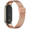 Pasek TECH-PROTECT MilaneseBand do Xiaomi Smart Band 8/8 NFC/9/9 NFC Różowe złoto Materiał Stal nierdzewna