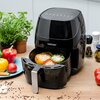 Frytkownica beztłuszczowa ZELMER ZAF5500B Air Fryer Funkcje dodatkowe Technologia szybkiej cyrkulacji powietrza