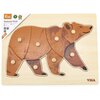 Puzzle VIGA Na podkładce: Miś 44606 (8 elementów)