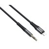 Kabel Lightning - Jack 3.5 mm XO NB-R193A 1 m Czarny Długość [m] 1