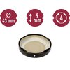 Zakrętka BROWIN 136107 Gładki 4.3 cm (10 sztuk) Materiał Metal ocynkowany