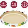 Zakrętka BROWIN 136509 Warzywa 8.2 cm (10 sztuk) Materiał Metal