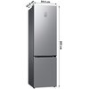 Lodówka SAMSUNG RB38C675DS9 EF AI No Frost 203cm Szczotkowana stal nierdzewna Licowane drzwi Tak