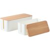 Pojemnik na kable i listwy zasilające MOZOS KBO-LW-WOOD Wysokość [mm] 135