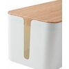 Pojemnik na kable i listwy zasilające MOZOS KBO-LW-WOOD Materiał Trudnopalny ABS