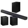 Soundbar Samsung HW-Q600C EN + Kolumny głośnikowe SAMSUNG SWA-9200S Czarny (2 szt.)