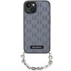 Etui KARL LAGERFELD Saffiano do Apple iPhone 14 Srebrny Seria telefonu iPhone