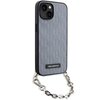 Etui KARL LAGERFELD Saffiano do Apple iPhone 14 Srebrny Model telefonu iPhone 14