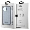 Etui KARL LAGERFELD Saffiano do Apple iPhone 14 Srebrny Marka telefonu Apple