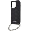Etui KARL LAGERFELD Saffiano do Apple iPhone 14 Pro Czarny Dominujący kolor Czarny